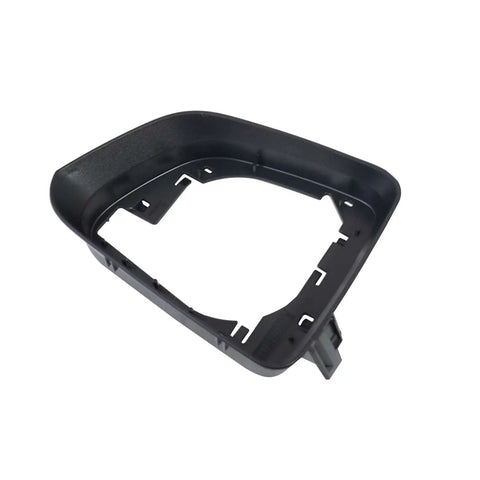 Crisp Fitment Left Side Rearview Mirror Cover Housing For Tesla Model Y 2020 To 2023 black plastic shell view from top side