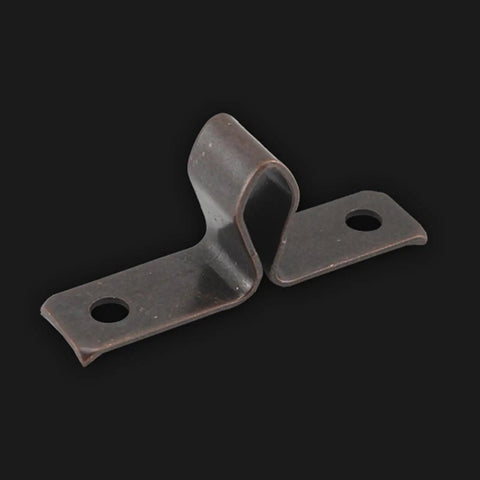 Metal bracket from Roller Catch Set 10 Pack Double Roller Door Latch For Cabinets Drawers And Closets No Sweat Install Easy Install