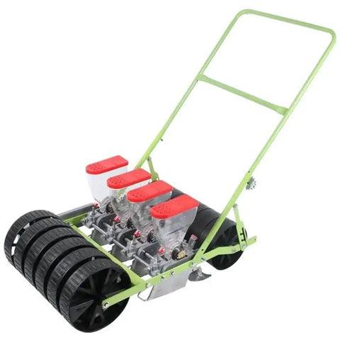 Handheld Garden Seeder For Corn And Beans Manual Seed Drill Easy To Use Lawn And Garden Spreader Machine Precise Planting Durable Design
