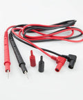 Replacement Test Lead Set, Right Angle Probes With Removable Alligator Clips, Universal Banana Inputs For Multimeters And Clamp Meters