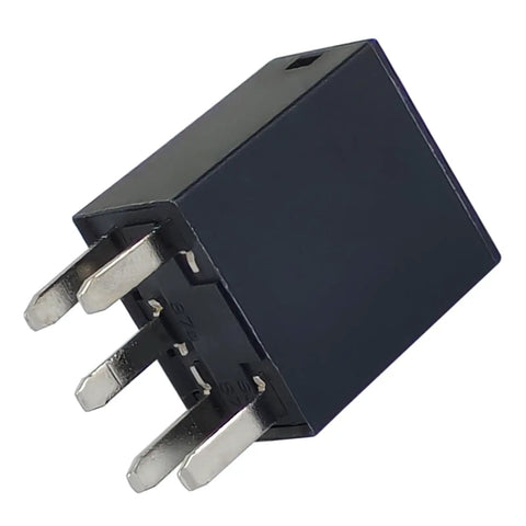 12VDC 35A SPDT Automotive Relay with 5 Pins, ISO 280 Footprint, angled view, for general power use