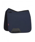 Dressage Square With Soft Shell Upper And Self Cooling Liner For High Wither Horses Navy Large Size Contour Quilted Pad With 3D Mesh Spine