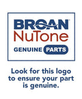 Broan-NuTone Genuine Parts logo with text 'Look for this logo to ensure your part is genuine'