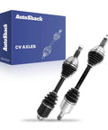 Front CV Axle Shaft Assemblies Pair For Nissan Murano 2009 To 2014 AWD V6 3.5L Driver And Passenger Sides Replacement Heavy Duty Premium Quality Pre Greased Direct Fit Easy Installation, pair