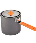 Ultimate Outdoor Cooking Set For Camping And Trekking With Ultra Lightweight Pots And Dishes Portable Cookware, gray pot with lid