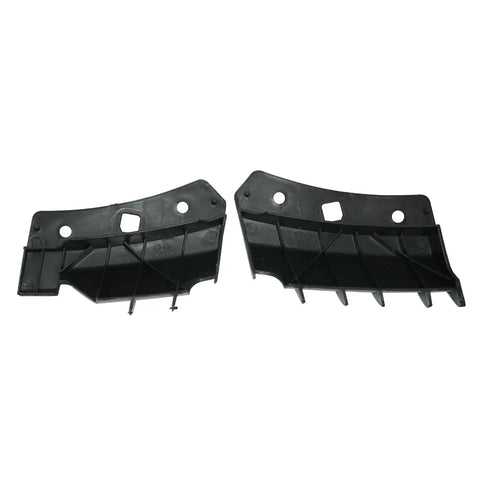Top Tier Pair Inner Front Bumper Bracket Supports For Tesla Model 3 2017 Through 2020 black plastic left and right side