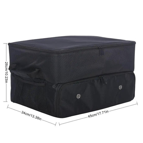 Two Layer Golf Trunk Organizer For Your Car With Ventilated Shoe Compartment And Waterproof Design For Golf Balls Tees Clothes Gloves