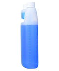 Bottle of blue Acid Formula Milk Frother Cleaner For Automatic Milk Systems, Breaks Down Milk Protein Buildup, 33.8 Ounce