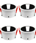 UWYTGF 4-Pack 3.2" Led Can Lights Retrofit Recessed Lighting, Dimmable Adjustable Retrofit, 7W Baffle Trim, Black perspective