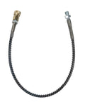 Built Tough Flexible Air Hose For Compressor 20 Inch Anti Knot Pneumatic Tubing with brass fittings for stable airflow.