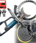 Heavy Duty Electric Concrete Circular Saw With 8800W Brushless Motor Slicing Through 50cm Of Material Featuring Visual Intelligent Water Cooling System near gloves and power box