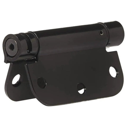 Self-Closing Door Hinge 3.5 Inch By 3.5 Inch Matte Black, 1 Piece, Durable Steel Construction With Mounting Hardware, Smooth Self-Closing Action No-Fuss Install For Interior Doors And Closets