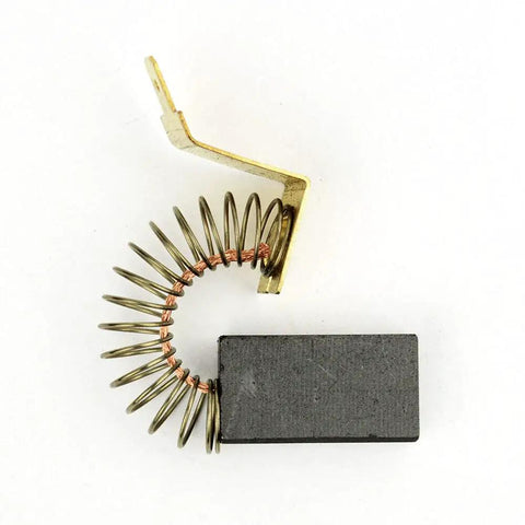 Premium R06 Carbon Brush Replacement Kit For Porter Cable 879553 Delta Saws Two Piece Set solid graphite brush with metal spring.