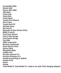 List of compatible vehicles for Premium Grade Type One To Gbt Ev Charging Adapter Sae J1772 To China Standard Connector 32A 7.2Kw.