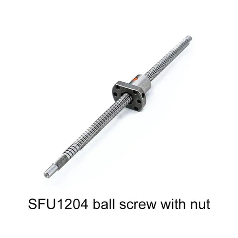 High Speed Pro Grade Ballscrew Kit 150 To 500 Mm With 1204 1210 Flange Nut And BK BF10 End Machined For CNC Machines GCR15 Steel Balls