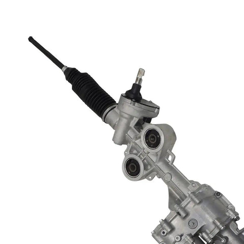 Heavy Duty Steering Rack And Pinion Assembly For 2014 2020 Chevy Silverado Gmc Sierra Tahoe Cadillac Escalade close-up view with boot