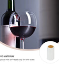 100 Pack White Pvc Heat Shrink Bottle Caps Wine Sealing Film Liquor Capsule Wraps For Spirits And Homebrew 1.2 X 2.4 Inch with red wine.