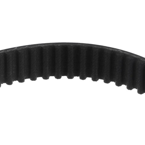 HTD5M 435 Pitch Timing Belt 87 Teeth 15mm Wide Closed Loop Synchronous Belt For Heavy Duty High Torque Drives Neoprene Rubber With Nylon Cord Reinforcement For Long Life, black toothed belt close-up