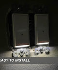 4 Pack Illuminated Light Switches No Neutral Wire Easy Install Single Pole Paddle Rocker With Night Light 15 Amp 120 Or 277 Volt