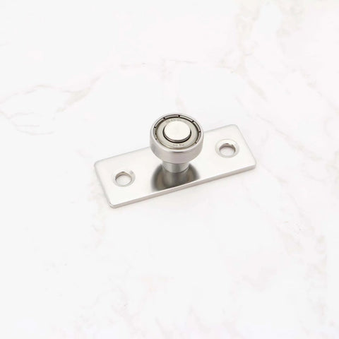 Sliding Door Roller Guide Kit With 17mm Ball Bearing Wheels, Floor Guide And Pulley displayed on a white background