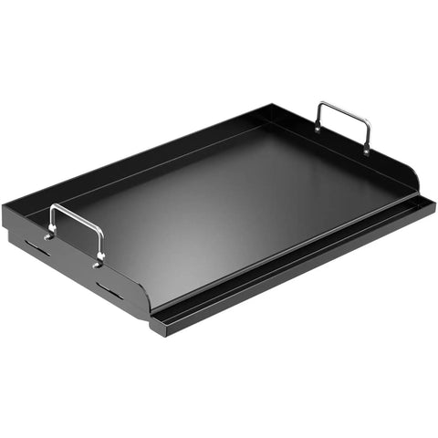 Grillin Ready 25 Inch By 16 Inch Cast Iron Griddle For Gas Grills With Nanoceramic Nonstick Coating Pre Seasoned Flat Top Plate