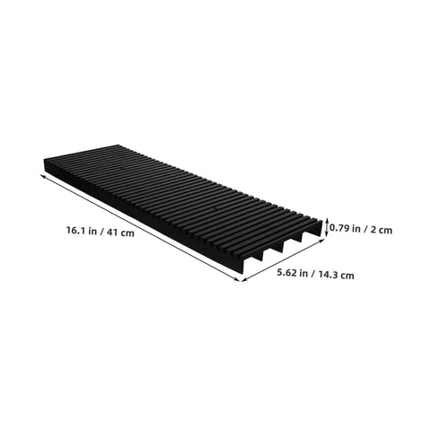 Antistatic Bar Rack With Split Tray Lid, 2 Pack ESD PCB Tray Organizer For Relays And Safety Wristbands dimensions