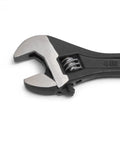 4 Inch Adjustable Black Oxide Wrench Carded Packaging Workhorse Alloy Steel Construction Laser Etched SAE And Metric Scale