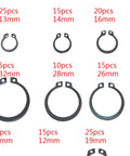 External Snap Ring Assortment Kit With 300 Pieces In 18 Sizes Black Metal Retaining Rings And Handy Storage Case For Industrial And Scientific Projects, 11-32mm rings