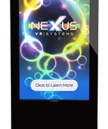 Kick Up Your Digital Vibes With This Dual Side Interactive Touch Screen Kiosk featuring a colorful display and sleek black frame.