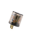 Universal 12V 2 Pin LED Flasher Relay For Turn Signals And Hazard Lights Two Pack Electronic Blinker Module With Max 20 Amp Capacity on white background