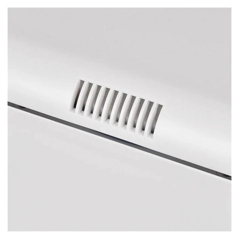 Compact Benchtop Lab Centrifuge Running Silky Smooth And Quiet air vent detail for efficient airflow and cooling.
