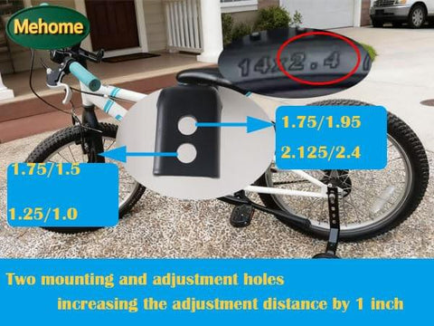 Heavy Duty Training Wheels For 12 14 16 18 20 Inch Kids Bikes, Universal Fit On Most Single Speed Bicycles, Easy Install