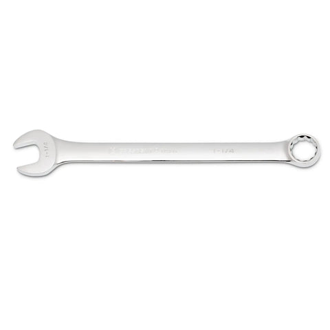 14 Piece 12 Point SAE Combo Wrench Set With Tool Roll Built For Hard Hitting, Pro Grade Strength From Crestoloy Alloy Steel, Off Corner Loading Stops Rounding, Sizes Marked On Both Sides, Nickel Chrome Shine, CCWS4