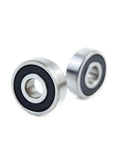 Deep Groove Ball Bearing 6001-2RS Sealed Chrome Steel 12 By 28 By 8 mm Two Pack For Motors And Mini Machines Built Tough For Heavy Use And Smooth Spin