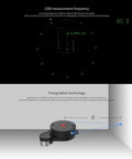 2D LiDAR Sensor with 360 degree scanning and 8m range, 2300 Hz refresh rate, triangulation scanning for robot navigation