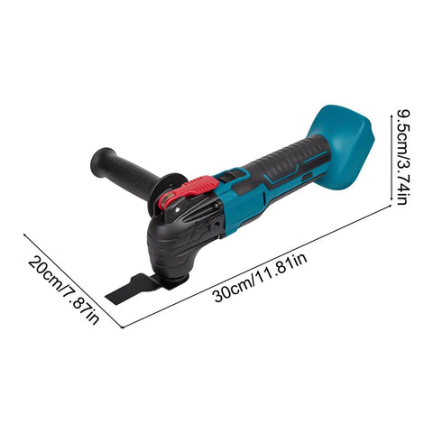 Cordless Battery Angle Grinder With Variable Speed And Low Vibration Ergonomic Handle designed for precise paint scraping and adhesive removal.