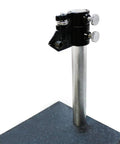 Granite Surface Check Comparator Stand Plate With 6 By 6 By 2 Inch Base, Ultra Flat 0.0005 Inch Tolerance, 8 Inch Column, 0.934 Inch Bar
