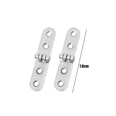180 Degree Foldable Screw On Hinge With Flap Design 7.8cm heavy duty iron, rounded corner buffer, two hinges