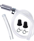 Brake Bleeder Hose Kit With One Way Check Valve For Motorcycle Clutch Bleeding Corrosion Resistant Aluminum Body Easy Clip Connection Air Blocking Tube Tool For Quick Mess Free Brake Fluid Release