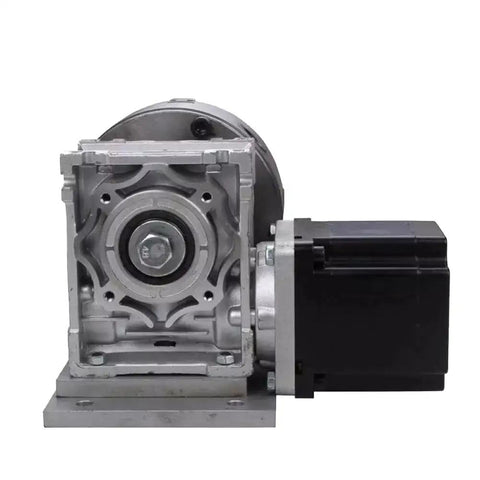 Heavy Duty Cnc Router Rotary Fourth Axis Kit Featuring Knockout Nema 34 Stepper Motor And Ironclad 130mm Four Jaw Chuck with gear reducer.