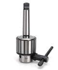 Heavy Duty 40 Steel Drill Chuck With MTA3 B22 Handle boasts solid grip and clamping range for industrial drilling tasks.