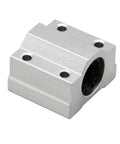 4 Pack SC6UU Linear Motion Ball Bearing Slide Block Bushings For CNC Router Builds, aluminum slide bushing with sealed bearing