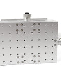 Portable Three Axis 3D Marking Table With Lifting Platform, aluminum alloy base, front view showing stable wear resistant platform