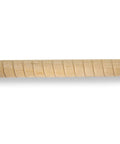Top Shelf Half Inch By Two Inch Spiral Wood Dowel Pins With Compressed Fluted Design For Rock Solid Furniture And Cabinetry Projects Pack Of Thirty Hardwood Sticks, angled view of fluted dowel.