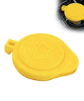 Yellow washer fluid cap replacement for Ford C Max Escape Focus Mustang Lincoln MKC. Direct fit, heat resistant, plastic OEM 8L8Z 17632 A.