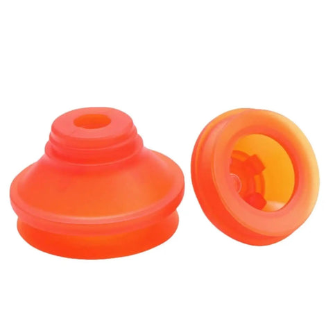 Dope VB Series Polyurethane Vacuum Suction Cups For Industrial Pneumatic Manipulators in orange color, showcasing the design of rubber pads.