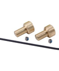 Brass components and hex key for 1 Inch Tub And Shower Handle Extension For Non Shared Diverter Trims Chrome Finish RP75137