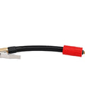 Flexible Tire Inflator Extension Hose With Quick Connect Air Chuck Adapter External Thread And Leakproof Clip On Design For Car Motorcycle Bike Or Electric Vehicle Inflation, 16cm