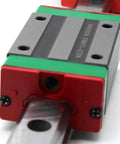 Pro Grade Linear Guide Bearing Slider Block For CNC Machining And Milling Machines, Rock Solid Bearing Steel Construction For Ultra Smooth, Quiet Motion, High Precision, Model HGH20CA on linear rail