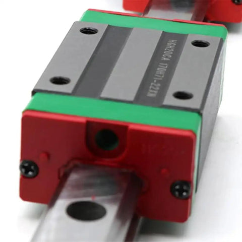 Pro Grade Linear Guide Bearing Slider Block For CNC Machining And Milling Machines, Rock Solid Bearing Steel Construction For Ultra Smooth, Quiet Motion, High Precision, Model HGH20CA on linear rail